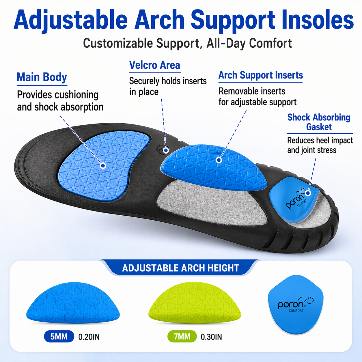 WALKHERO® Adjustable Arch Support Insoles - Buy 1 Get 1 Free